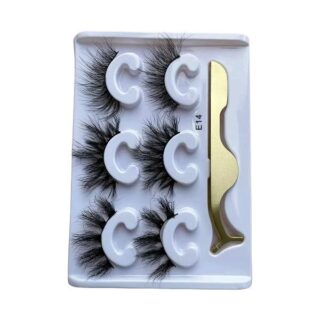 Beauté Exposée Mixed 3 pair + Tweezer