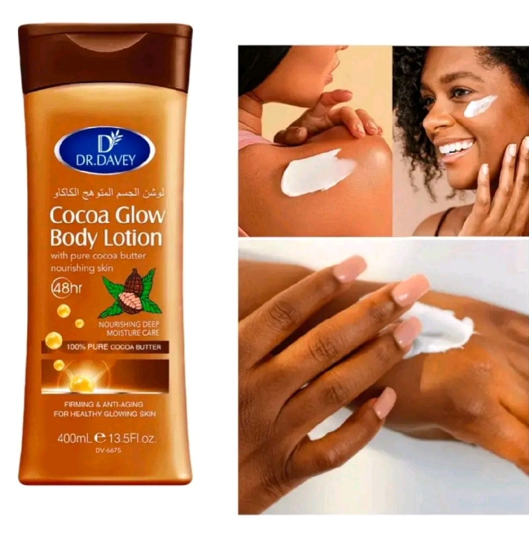Cocoa Glow Body Lotion with Kojic Acid for Brightening Radiance Nourishing Moisturizing 400ml Moisturizer