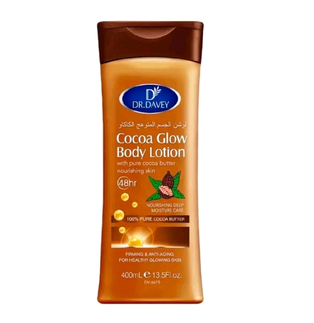 Cocoa Glow Body Lotion with Kojic Acid for Brightening Radiance Nourishing Moisturizing 400ml Moisturizer - Image 3