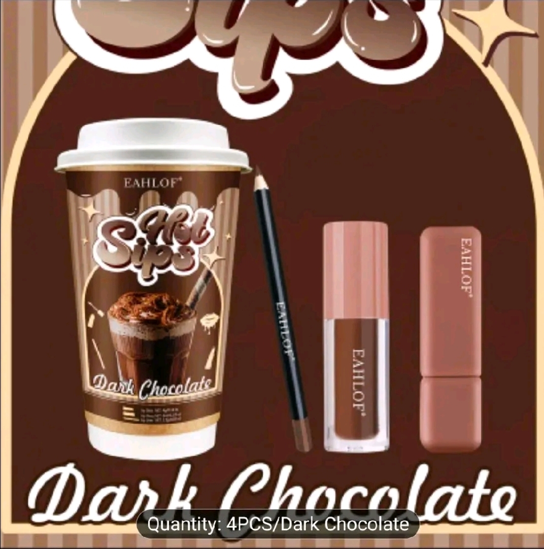 3-in-1 Shiny Coffee Lip Set - Image 2