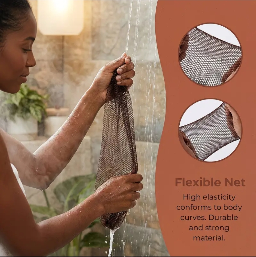 Exfoliating Net Sponges - Bright Mesh Bath Scrubbers for Thorough Skin Cleansing And Smoothing - Image 4