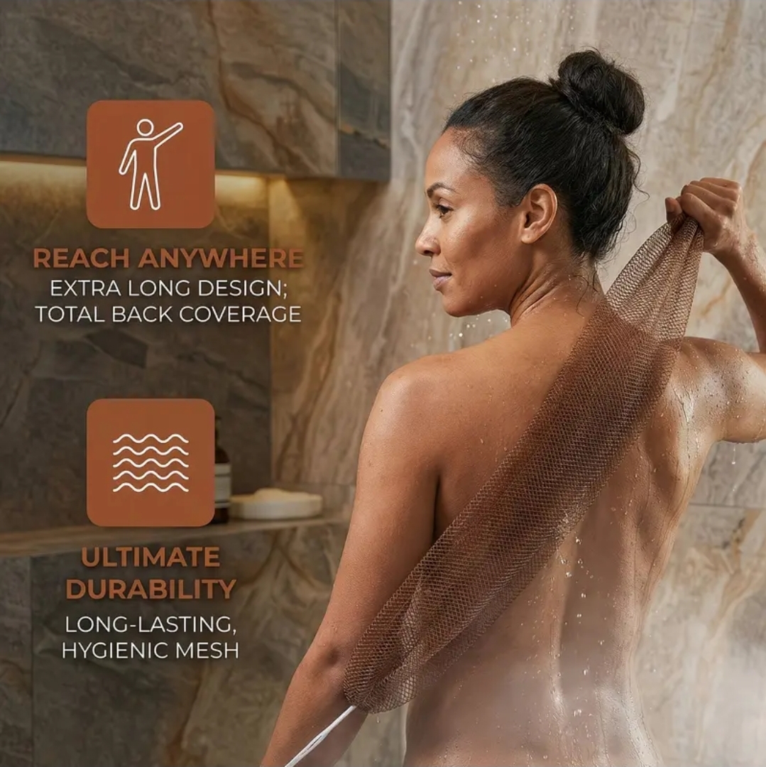 Exfoliating Net Sponges - Bright Mesh Bath Scrubbers for Thorough Skin Cleansing And Smoothing - Image 3