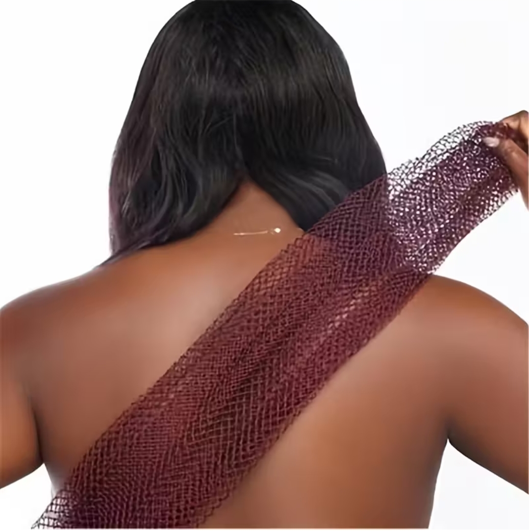Exfoliating Net Sponges - Bright Mesh Bath Scrubbers for Thorough Skin Cleansing And Smoothing - Image 2